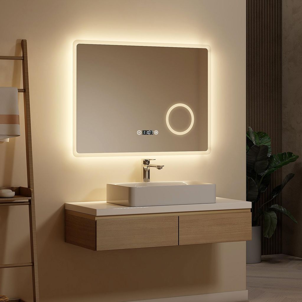 EMKE Miroir de salle de bain avec grossissement 3X Image du produit 