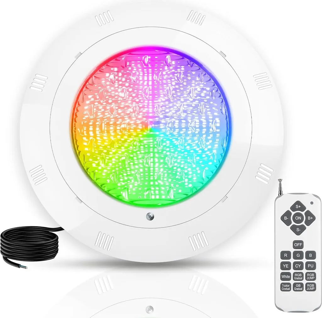 OFFERTA Kingwen 38W LED Piscina: Potenza RGBW e IP68 Garantito