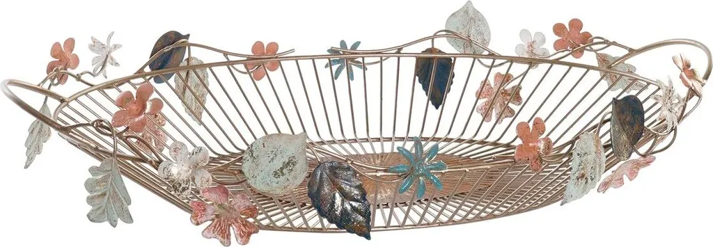 Objet de décoration de table en forme de feuille tropicale 56 cm