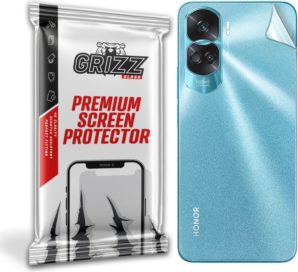 GrizzGlass Rückseitenfolie SatinSkin für Honor 90 Lite