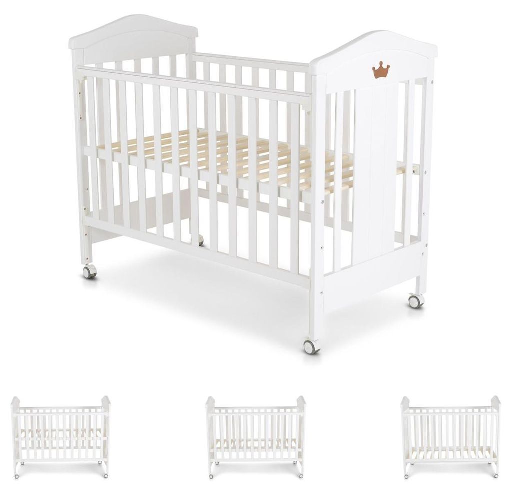 Cangaroo Babybett Wing 120 x 60 cm Gitterbett Buchenholz Produktbild 