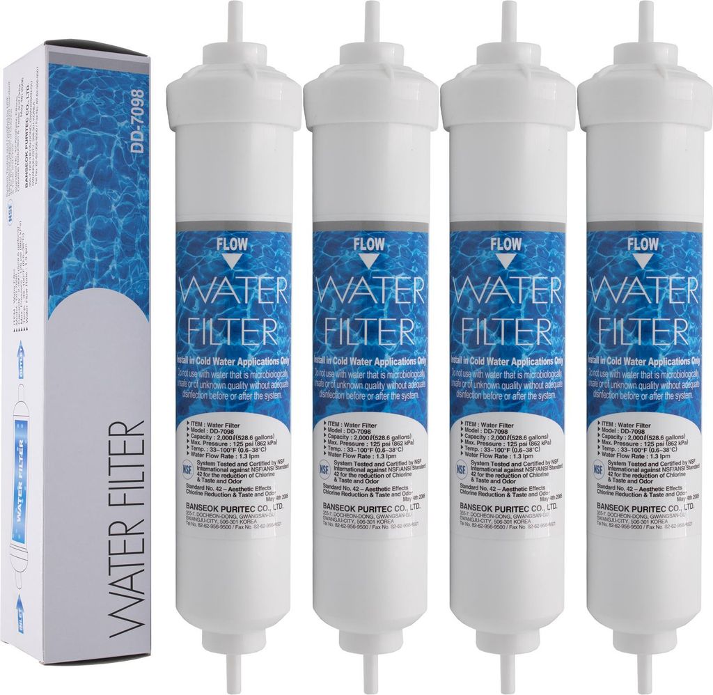 DD-7098 Wasserfilter für Kühlschränke - Externer Inline-Filter