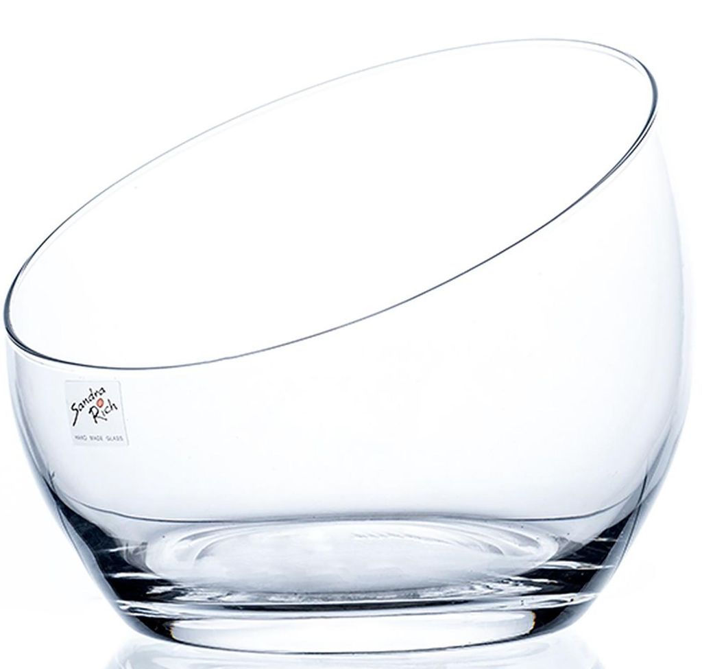 BEXA round vase - klar - 22x22x19cm - Glas Produktbild 