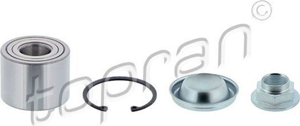 TOPRAN 722 321 - OE 3748 83 Radlagersatz, Hinterachse für C4 (LA), C4 I (LC), 307, 307 CC (3B), 307 SW (3H)