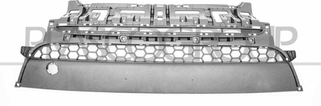 PRASCO KI3562110 Kühlergrill Frontgrill für KIA SOUL II (PS) Schwarz