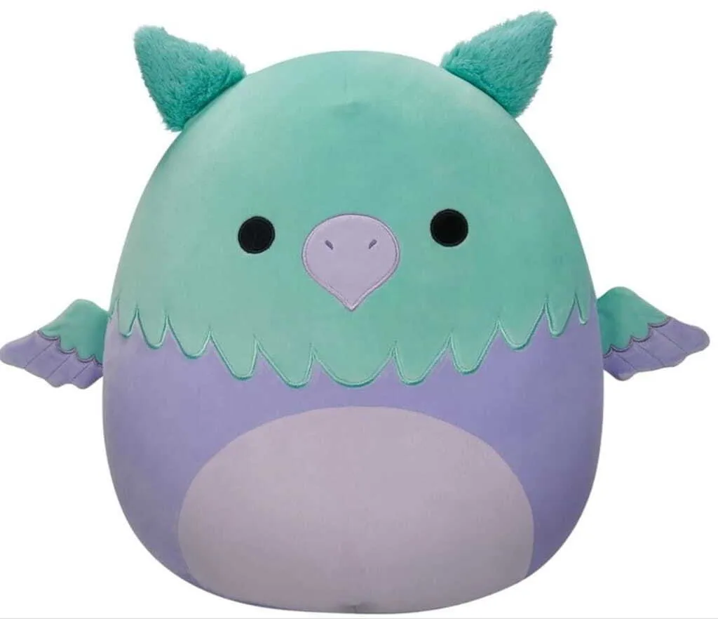 Peluche Squishmallows 30 cm Rare - Minerva le Griffon Anti-Stress