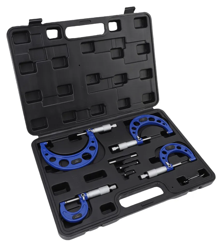 Kit micromètres pour constructeurs de machines mesure de 0 à 4 po - 2