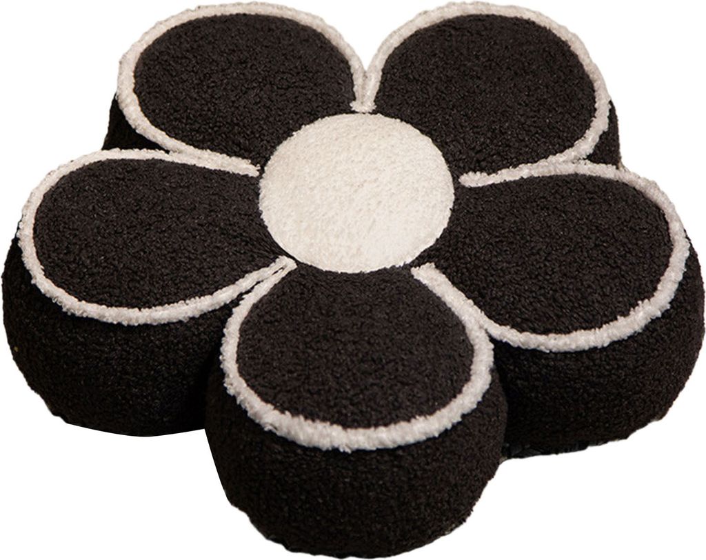 Blumen-Plüschkissen, weich, bequem, Sofa-Rückenkissen, warmes Winter-Bodenkissen, Hüft- und Taillenschutz, gefülltes Stuhlsitzkissen, dekorativ...