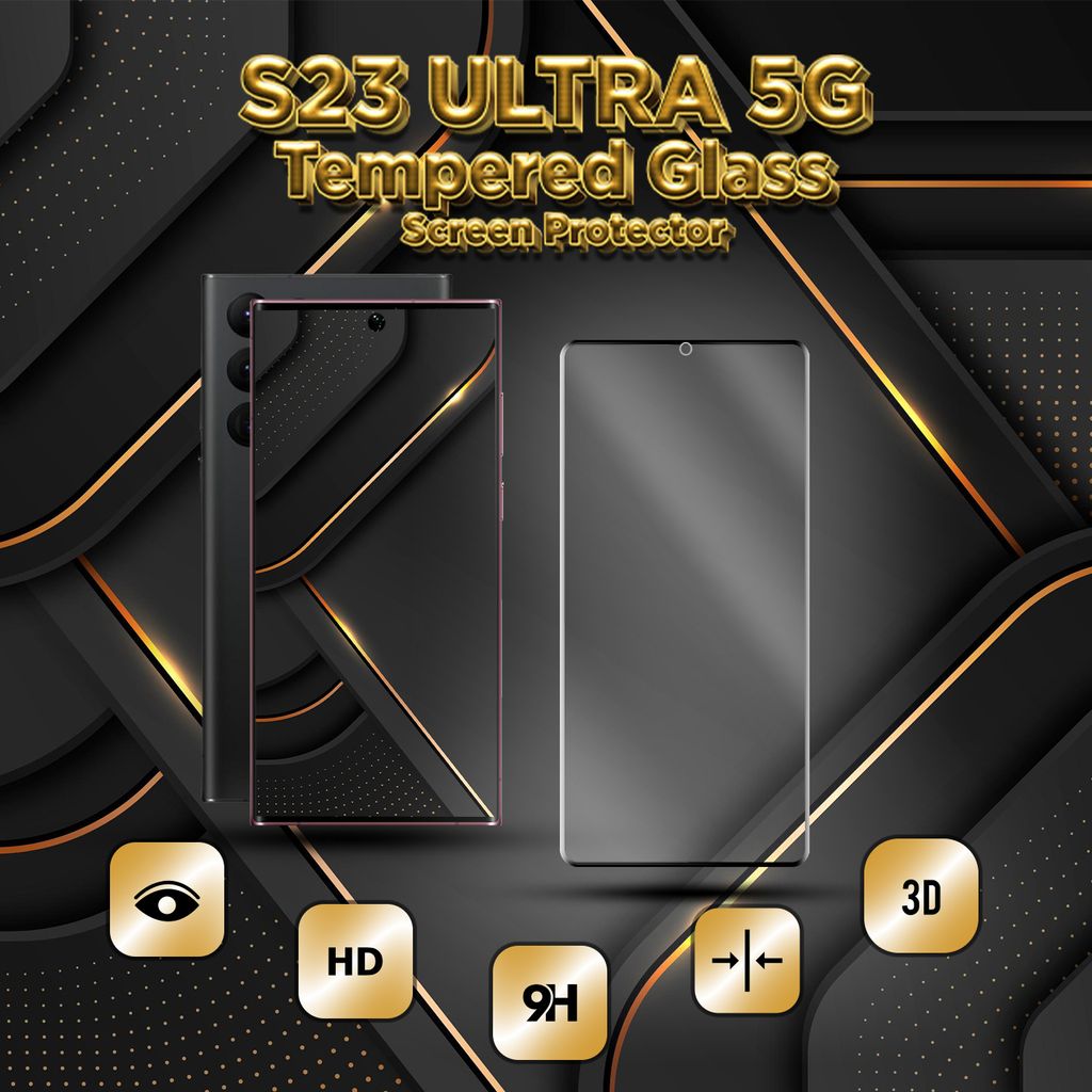 Samsung Galaxy S23 ULTRA 5G - tvrzené sklo 9H - 3D ochrana Obrázek produktu 