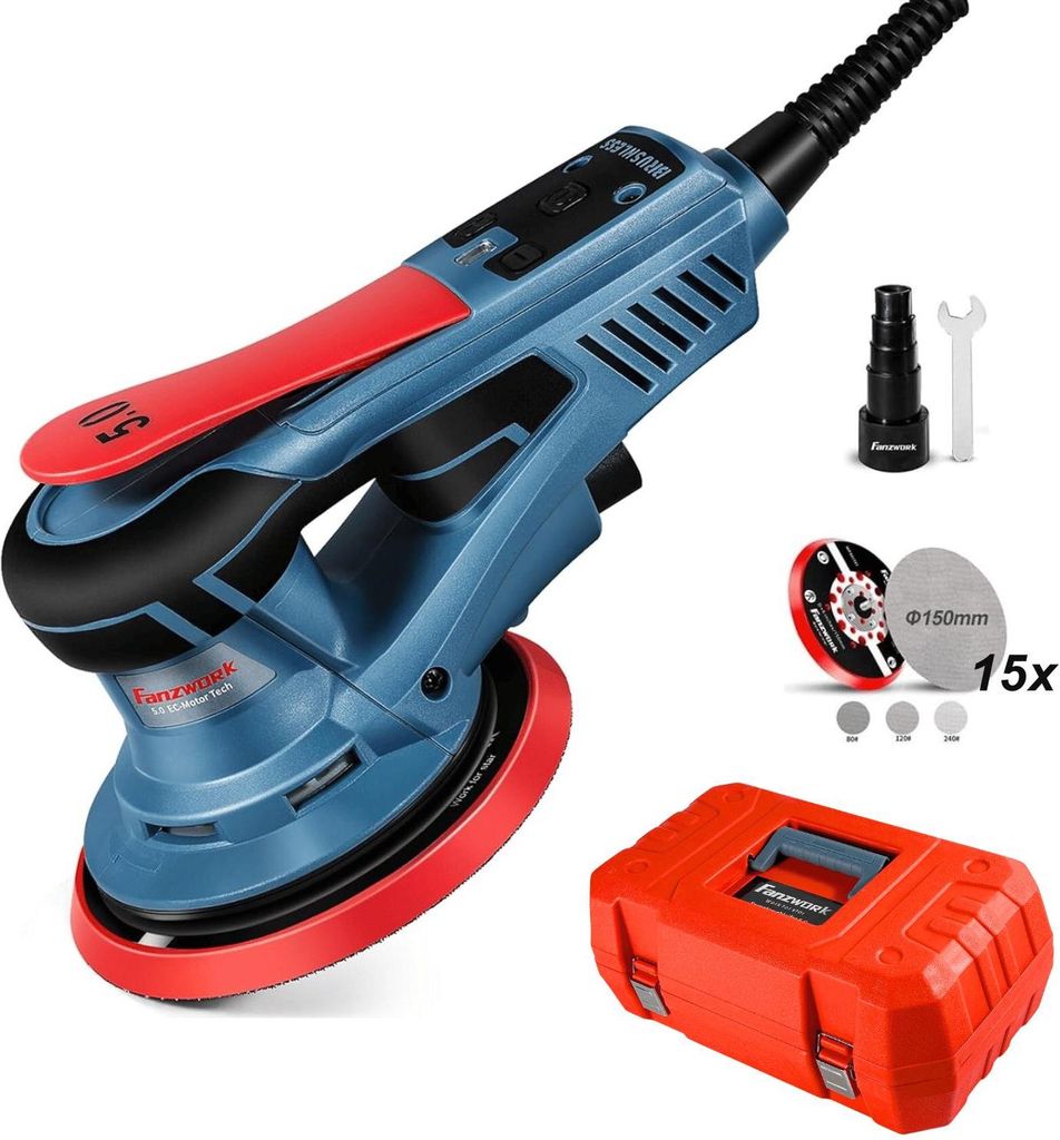 Bürstenloser Exzenterschleifer, 5mm Hub, 150mm Produktbild 