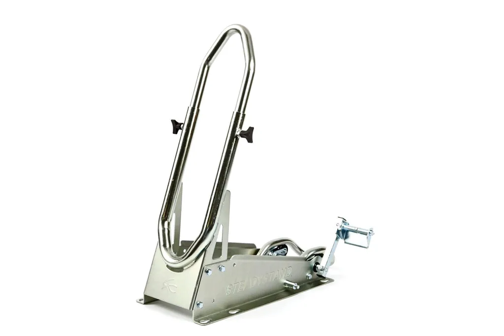 Acebikes SteadyStand Cross - Support Moto Fixation Sol pour Transport