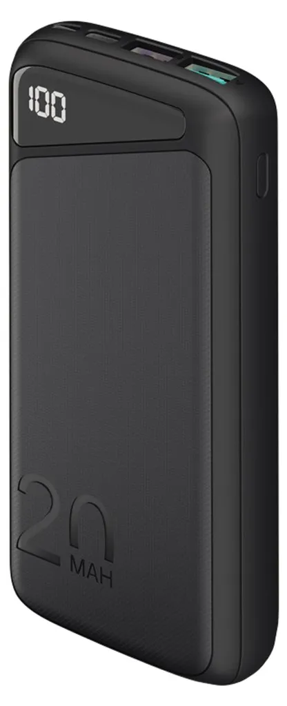Batterie Externe Goobay 20000 mAh : Fini les Pannes de Batterie en Noir