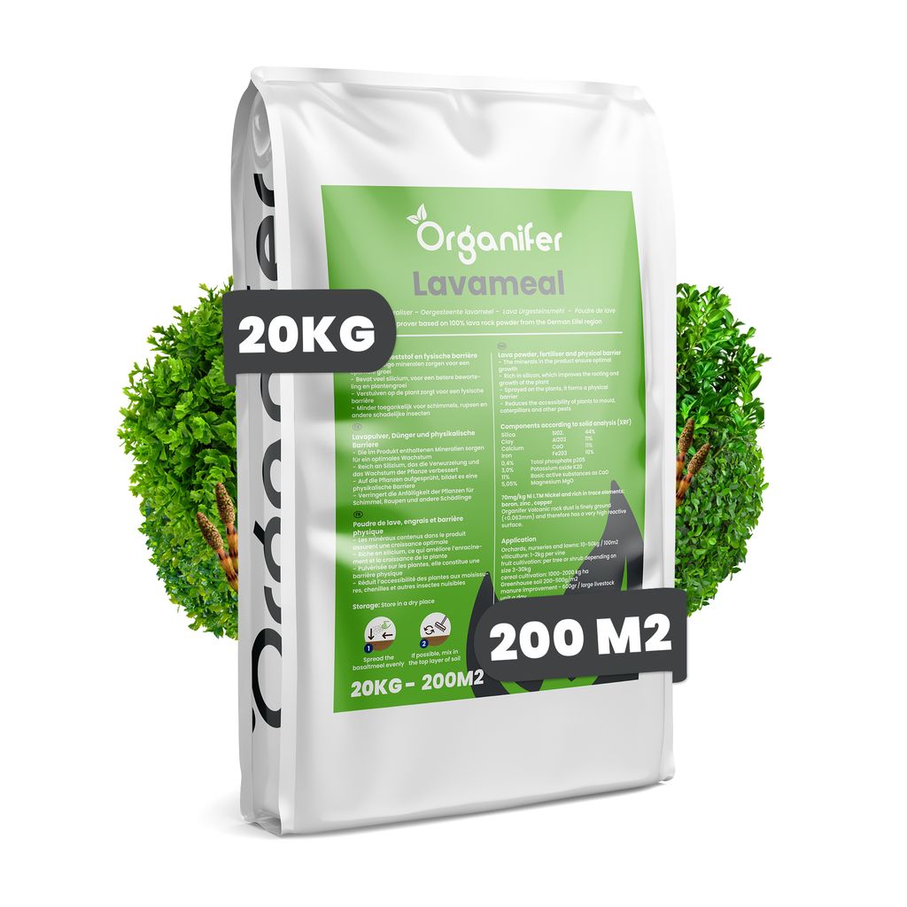 Lavameal z prapôvodnej horniny Eifel (20 kg – pre 200 m2) Obrázok produktu