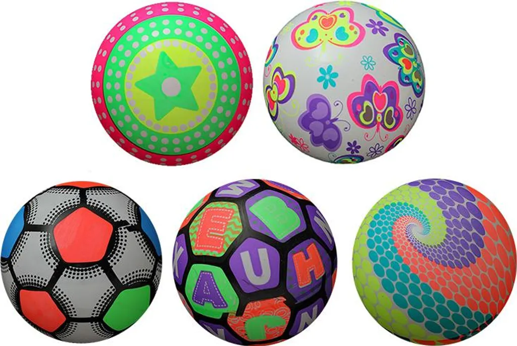 Lot de 12 balles lumineuses gonflables pour enfants clignotantes LED