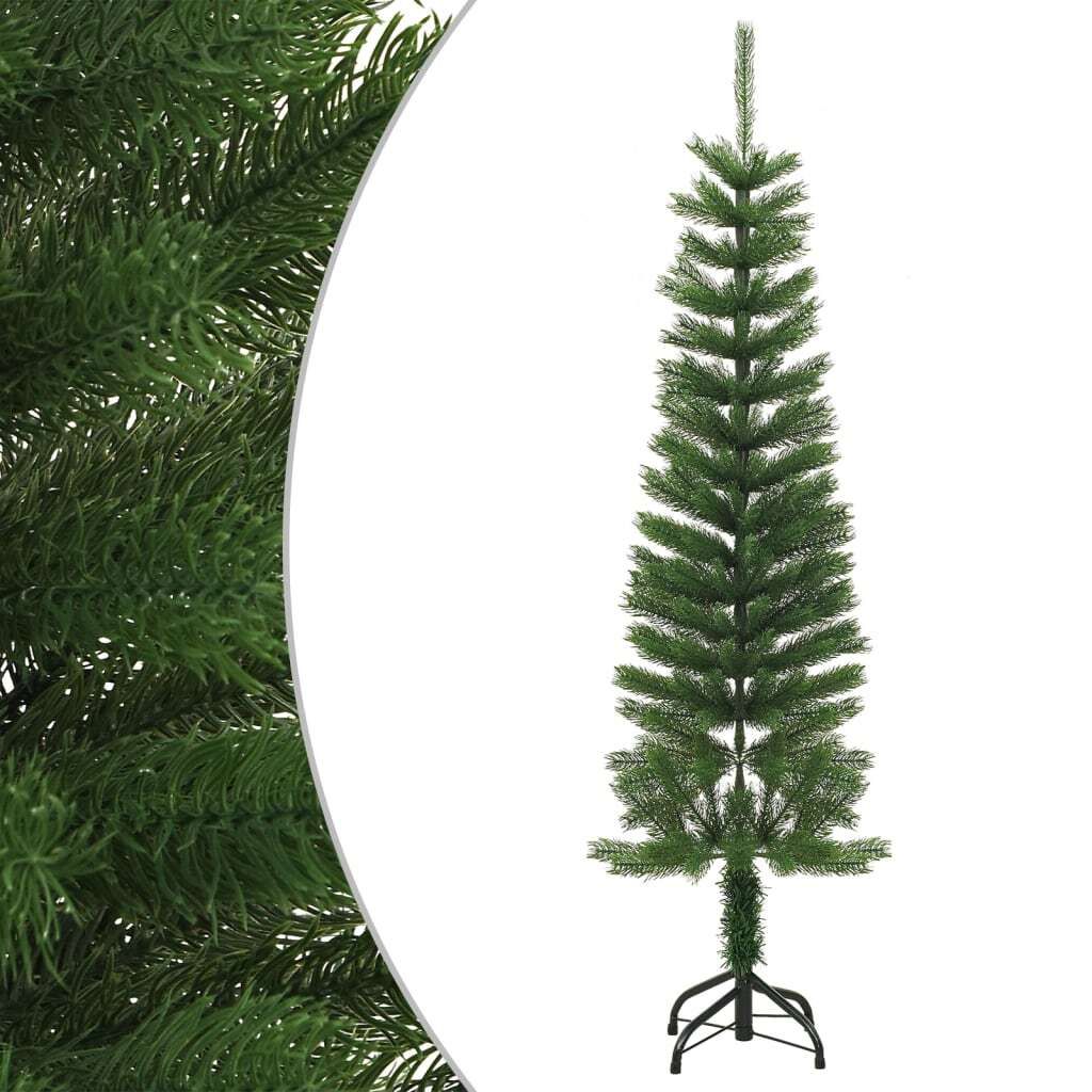 ZMH Künstlicher Weihnachtsbaum mit schlankem Ständer, 150 cm PE-Hochwertigkeit