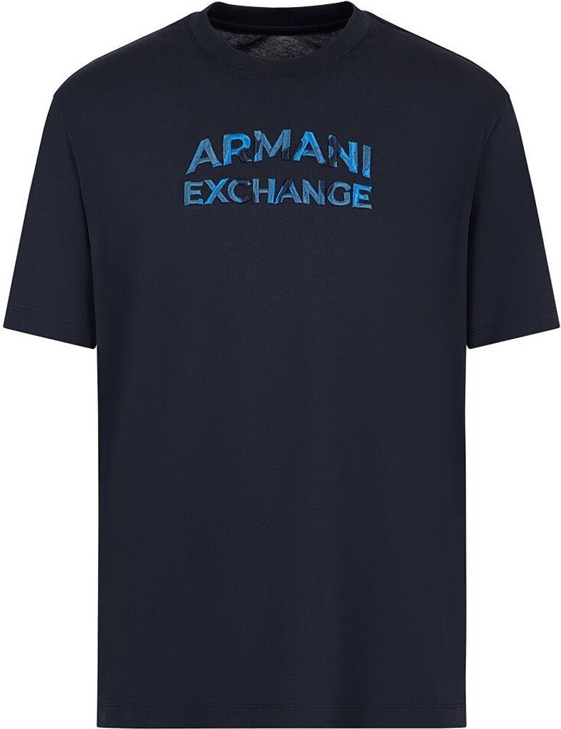Armani Exchange 6dzthc-zjbyz Kurzarm-t-shirt Blau M Mann Blau M