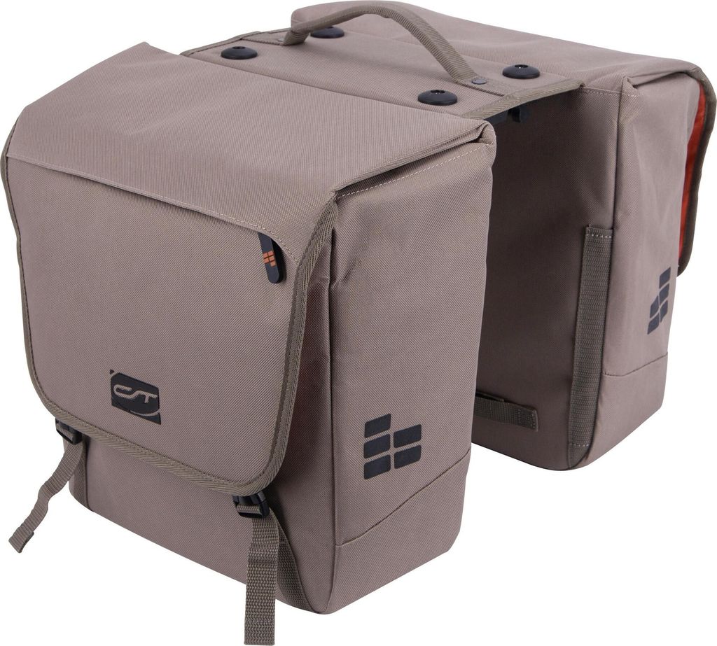 CONTEC Gepäckträger - Doppeltasche "Via.Tour Double RT", sand