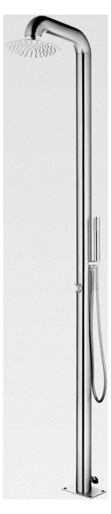 Gartendusche 225 cm Edelstahl