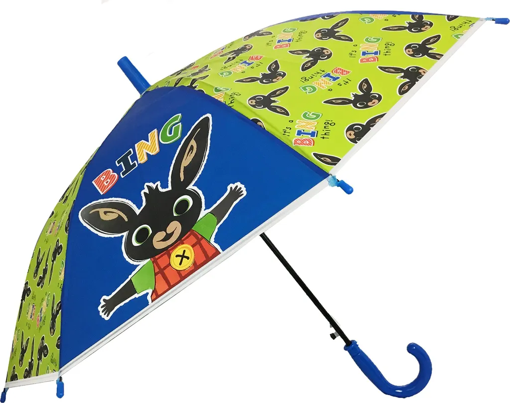 Scheda Tecnica Ombrello Bing per Bambini | Blu, Verde, Rosa | Originale