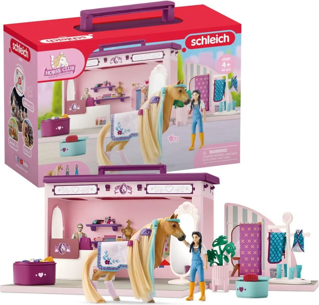 Schleich Boutique de Mode Mobile avec Crinières Interchangeables 42587