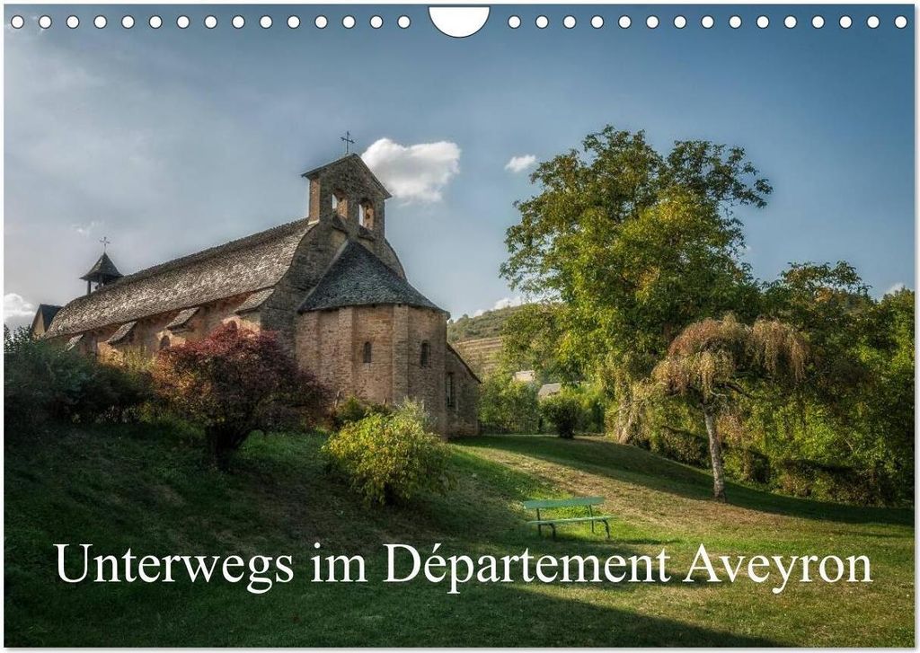 Unterwegs im Département Aveyron (Wandkalender 2026 DIN A4 quer), CALVENDO Monatskalender