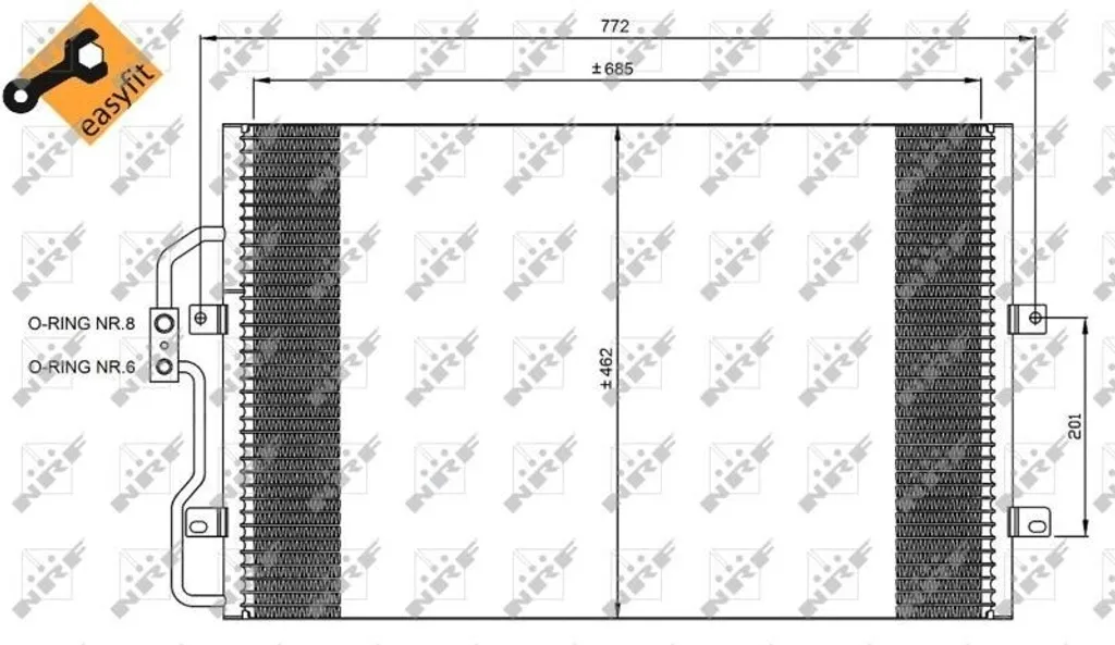 Réparer fuite clim Jumpy Expert Scudo - Condensateur NRF OE 1474080080