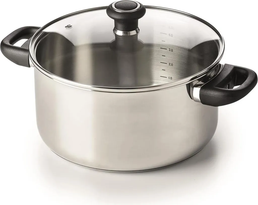 Pentola Professionale Beka 24cm per Induzione e Forno - Acciaio 18/10