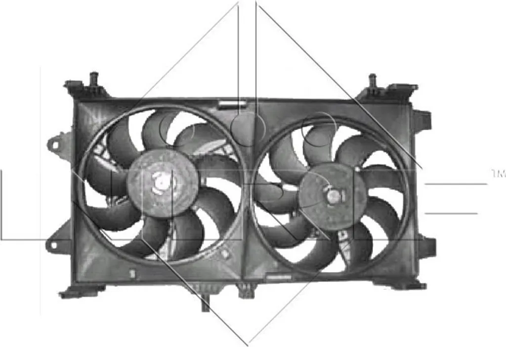 Ventilateur de Radiateur NRF 47802 pour Punto - OE 46524624 Origine