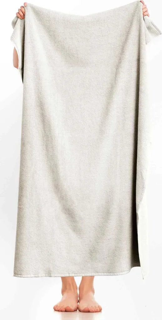 Asciugamano etérea Viola 100x150 cm Bianco 550 GSM in 100% Cotone