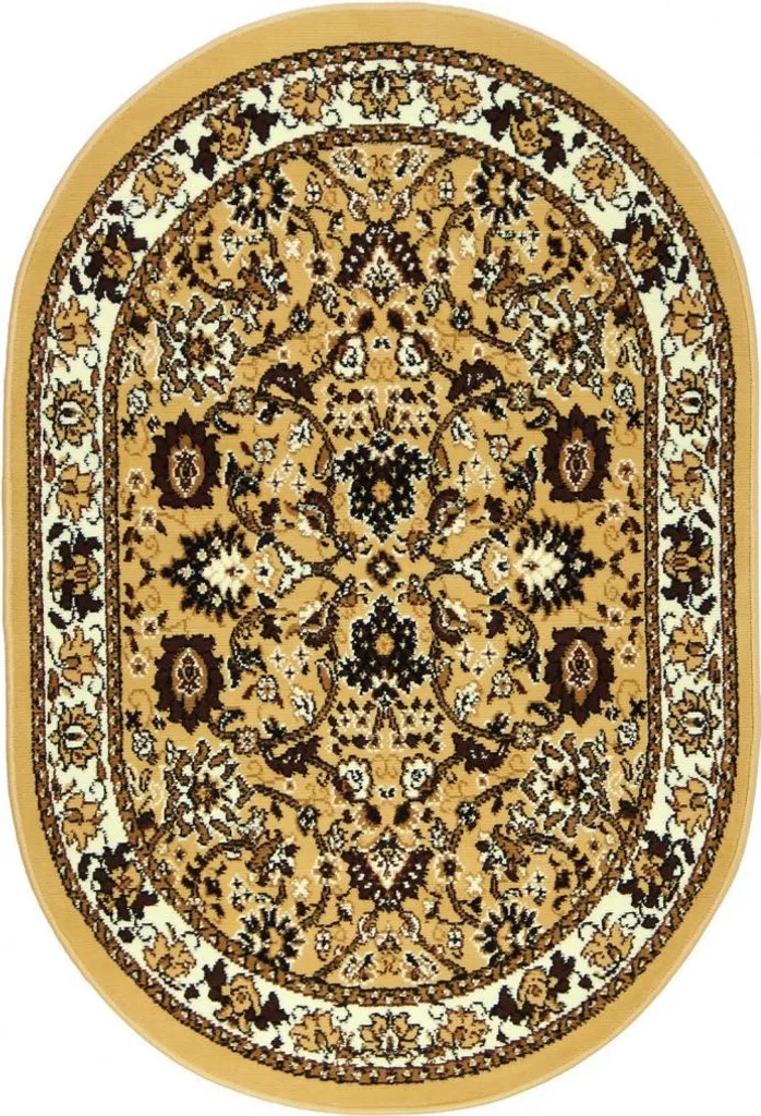 Tapis Teheran Practica ovale 160x230 cm : solution déco pour sols froids