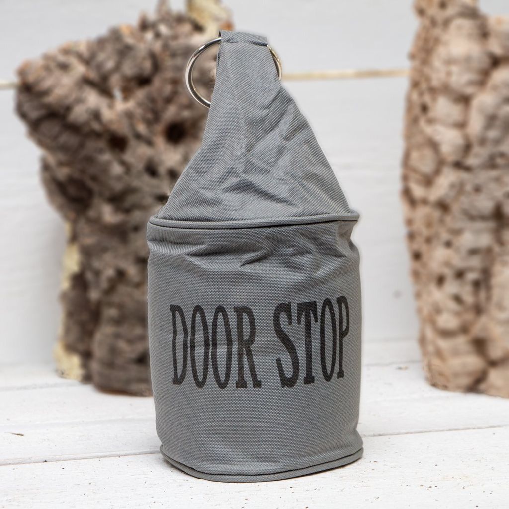 Türstopper, Türpuffer | Nylon, Grau | H 33,0 x B 12,5 cm