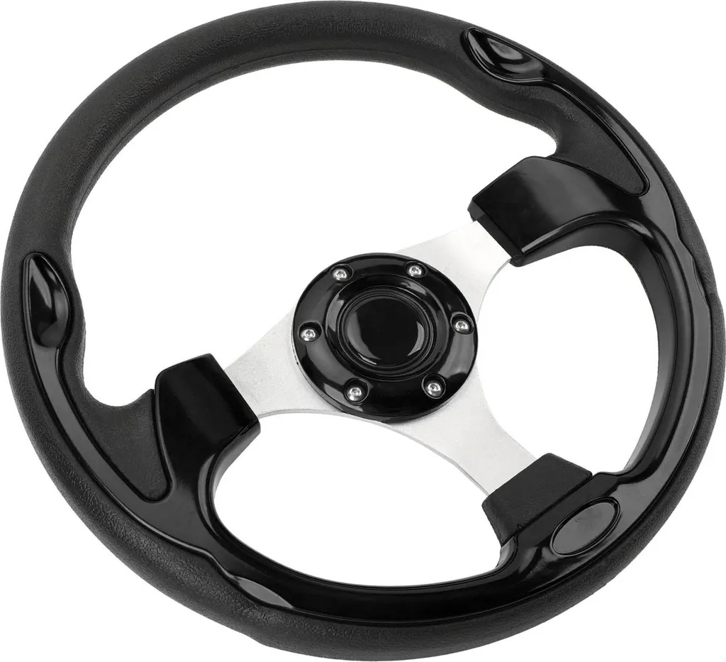 Volant de sport 13 pouces noir pour une meilleure prise en main auto