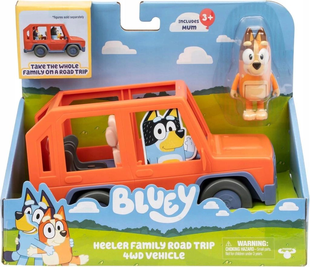 Moose Toys BLUEY S11 Heeler family outing - auto familiare Immagine del prodotto 