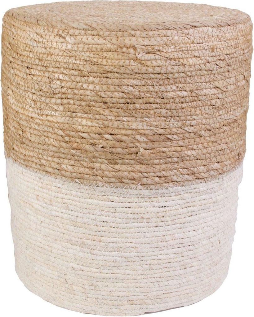 Kulatá PUFA Bolsa přírodní | bílá | BOHO Obrázek produktu 