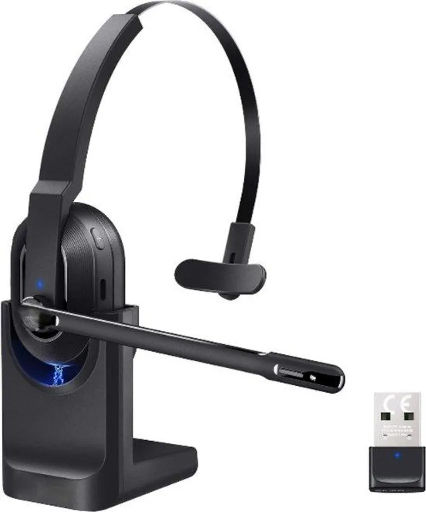 Micro-casque stéréo pour PC portable et télétravail avec prise jack 3.5