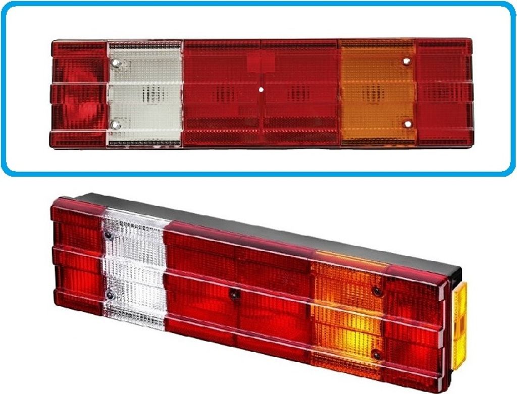 Lampenglas hinten rechts Mercedes Actros Atego Axor 1/ 2/ 3 Econic, 0025441390, 0025441690, 0025443790