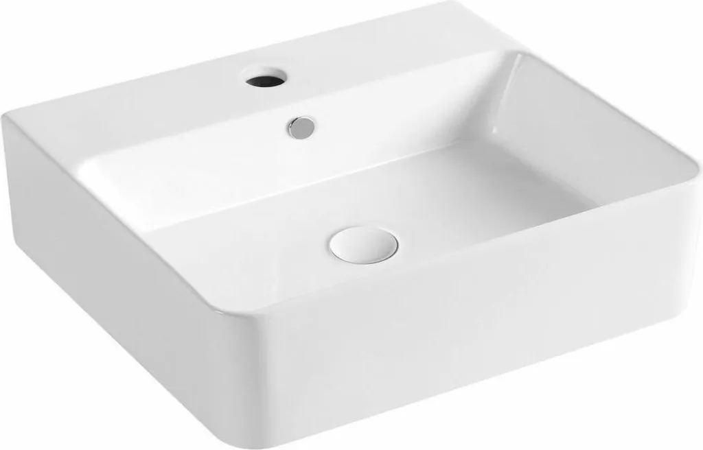 Lavabo Ceramica NEASA 52x42cm Bianco - Qualità Certificata per la Famiglia