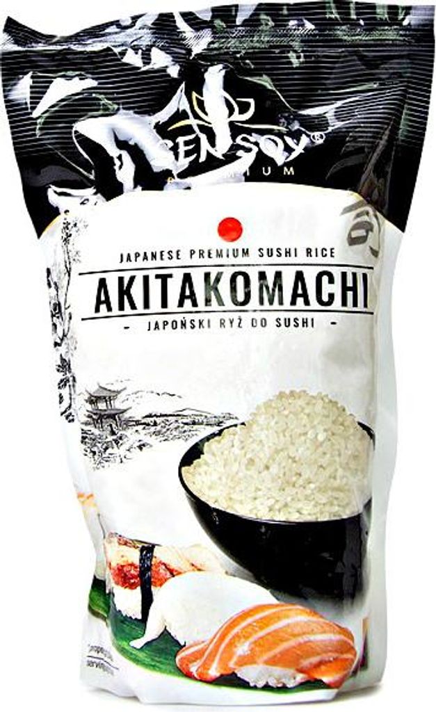 Sen Soy | Riso per sushi Akita Komachi - 1 kg - Riso Immagine del prodotto 