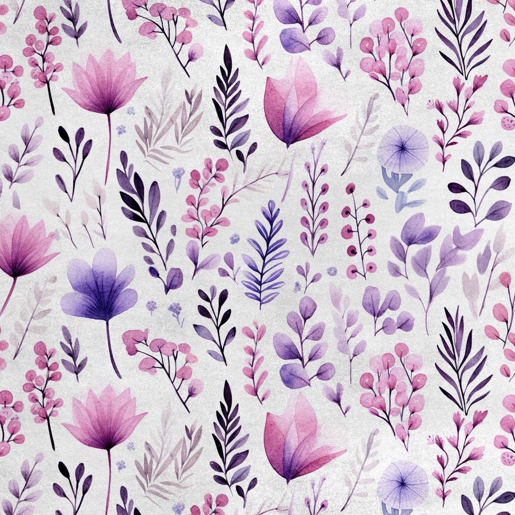 Royal Samt Stoff Polyester Zum Nähen - Motiv Blumen - RDX2643