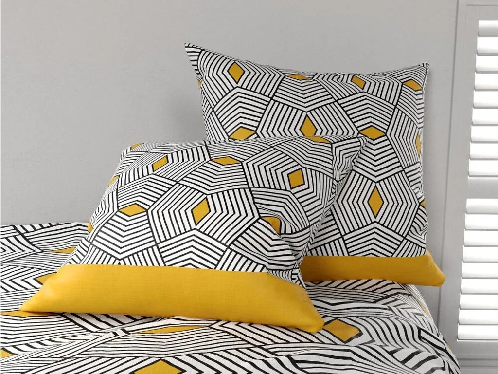 Housse de couette Faro géométrique : l'élégance pour vos nuits de sommeil