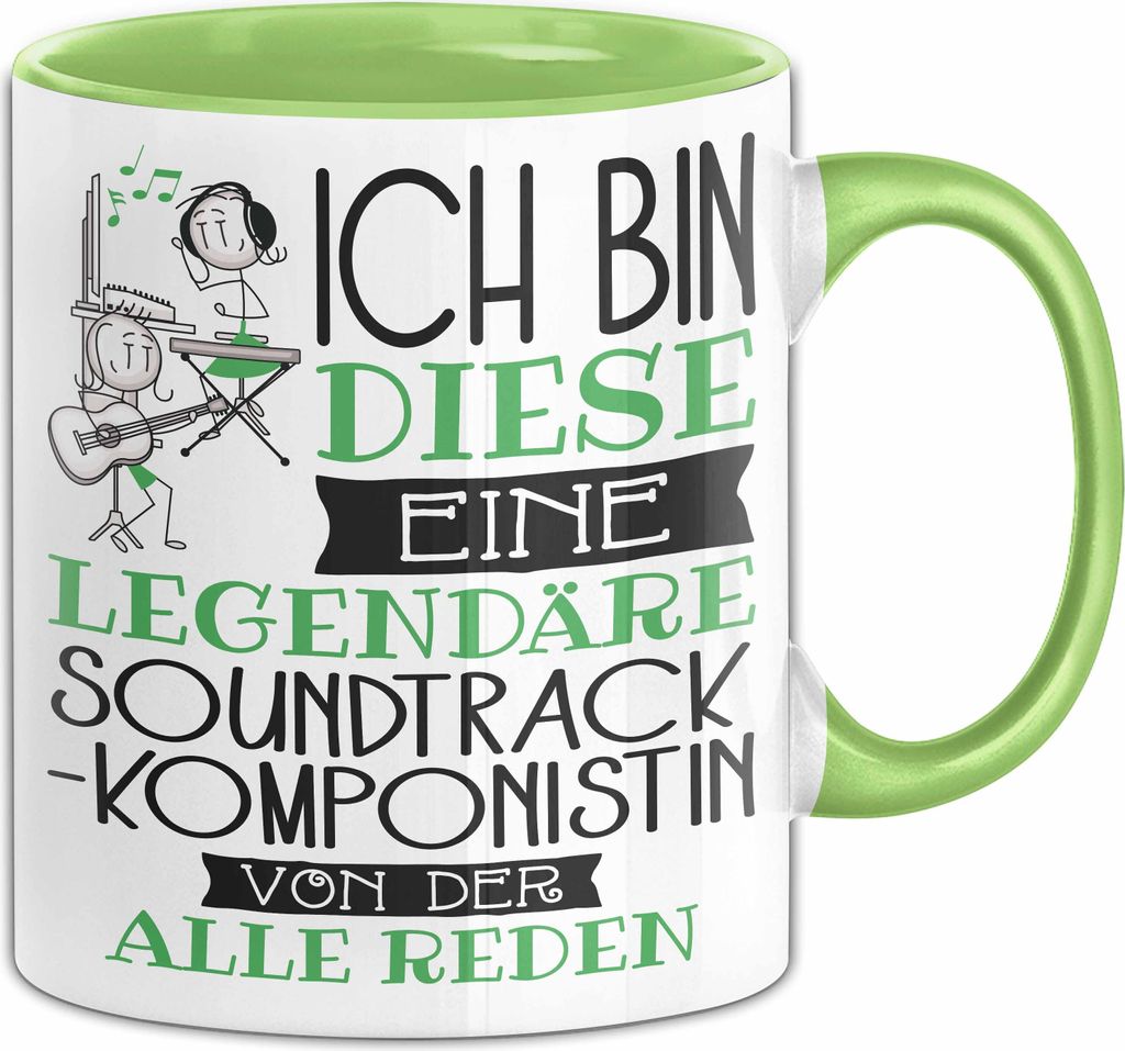 Soundtrack-Komponistin Tasse Geschenk Ich Bin Diese Eine Legendäre Soundtrack-Komponistin Von Der Alle Reden Geschenkidee Geburtstag Weihnachten (...