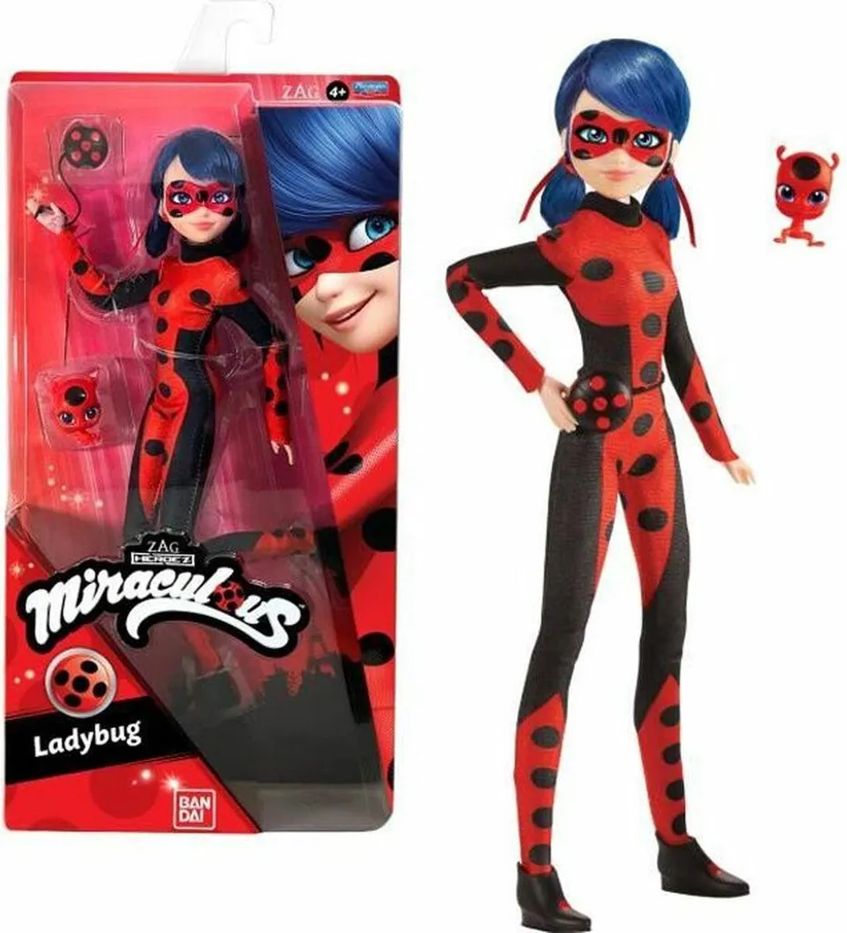 Figurine Miraculous Ladybug 26 cm incassable : Le Jouet d'Action idéal