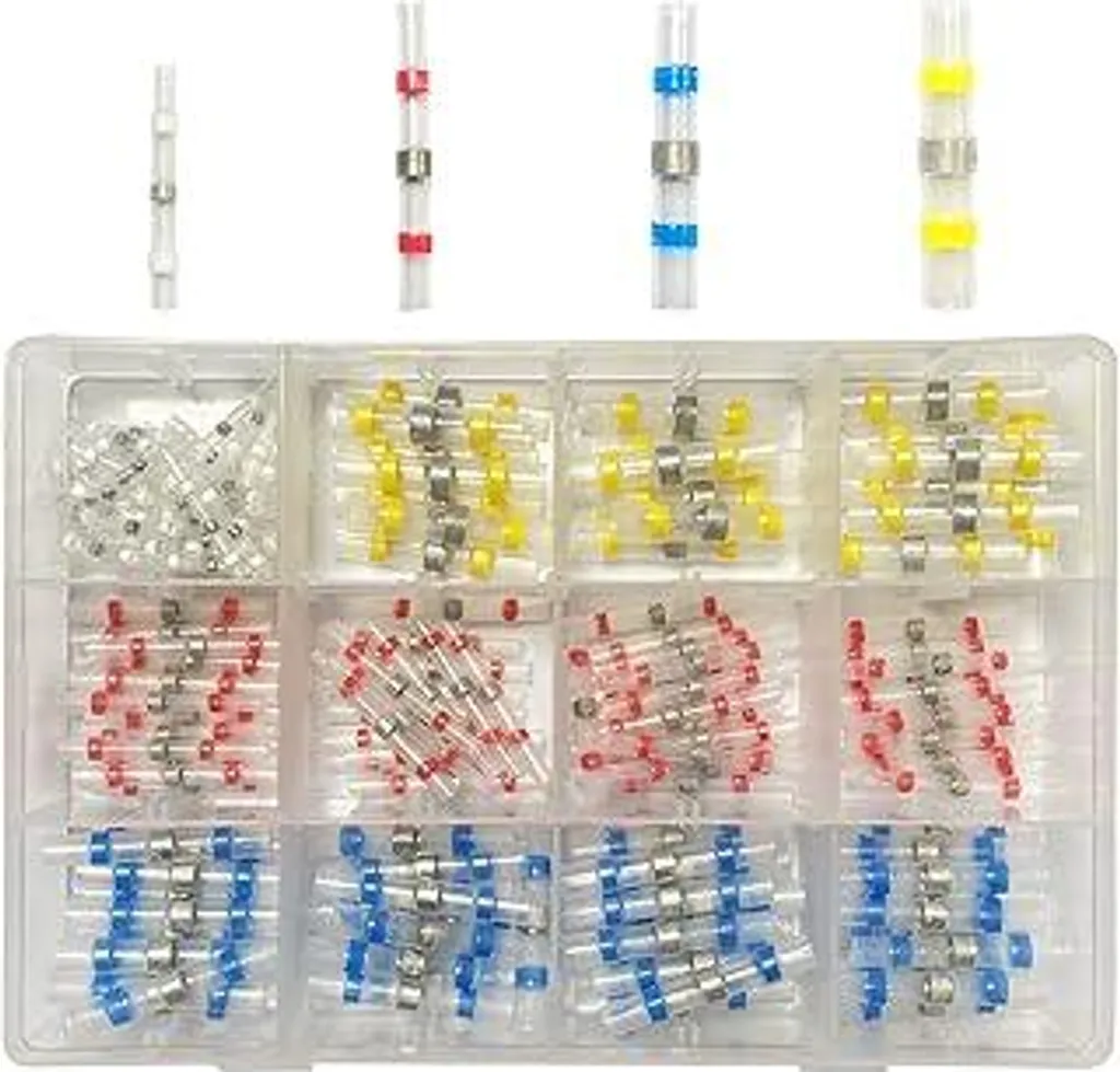 200 Connettori Cavi Impermeabili Newaner 26-10AWG Termorestringenti