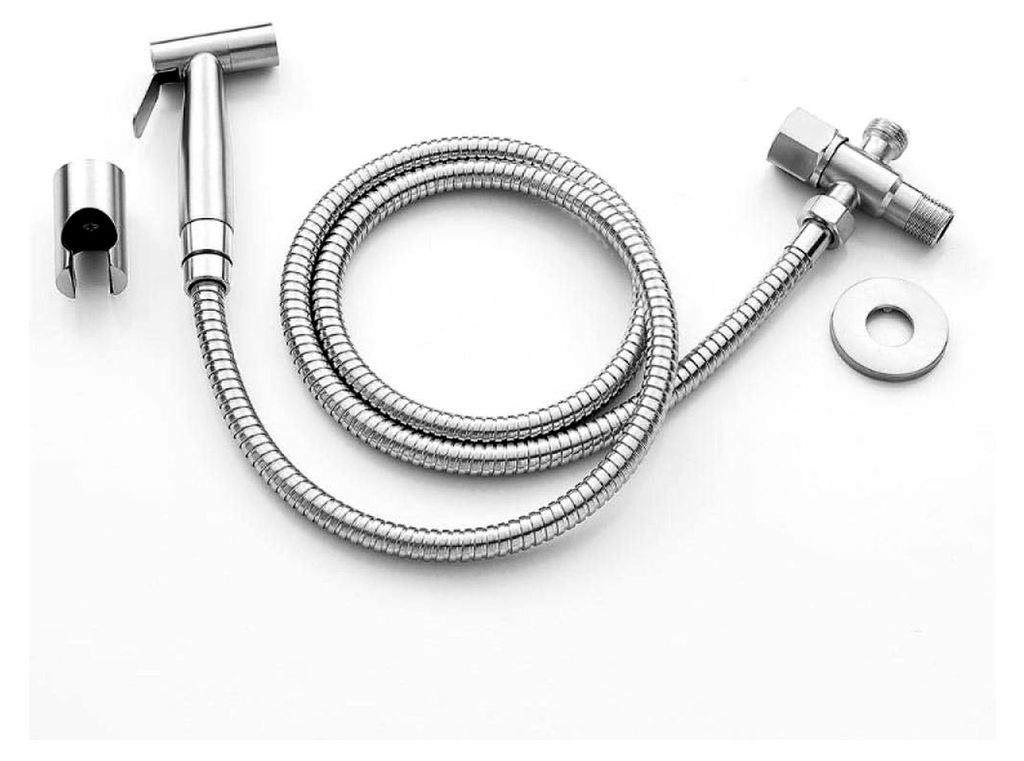 Toiletten-Handbrause-Set aus Edelstahl 304 – waschbarer Toilettenspüler zur Wandmontage