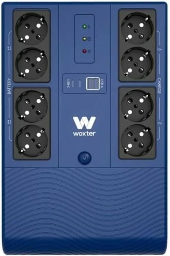 UPS Woxter Power Eye 800VA | Silenzioso e Sicuro per Home Office
