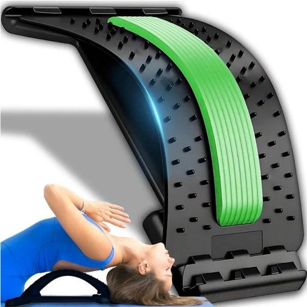 Appareil d'extension du dos avec rouleau de massage pour lombaires