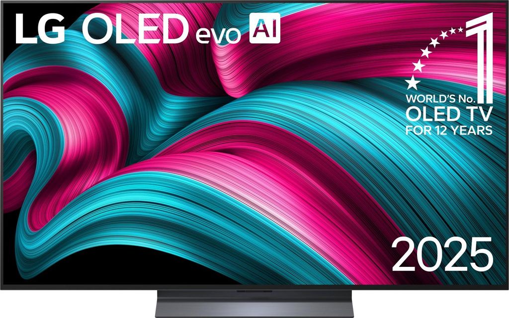 LG OLED evo AI OLED77C54LA, 195,6 cm (77"), 3840 x 2160 Pixel, OLED evo, Smart-TV, WLAN, Schwarz