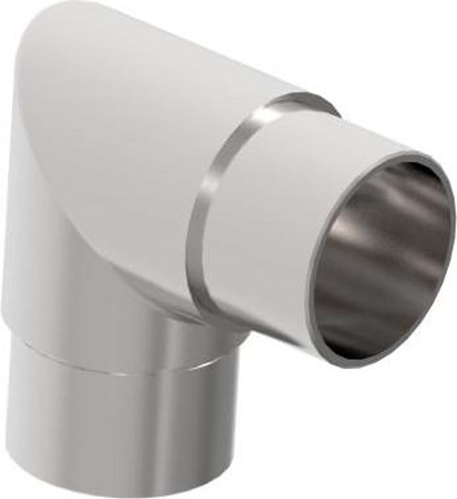 Eckbogen Edelstahl AISI 316 geschliffen