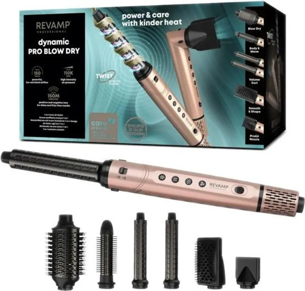 Sèche-cheveux REVAMP Dynamic Radiance Pro DR-2850GD Zlatá haute qualité