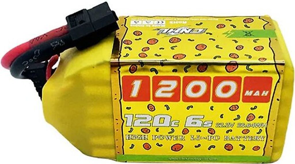 CNHL Pizza Series Lipo Akku 1200mAh 22.2V 6S 120C XT60 Produktbild 